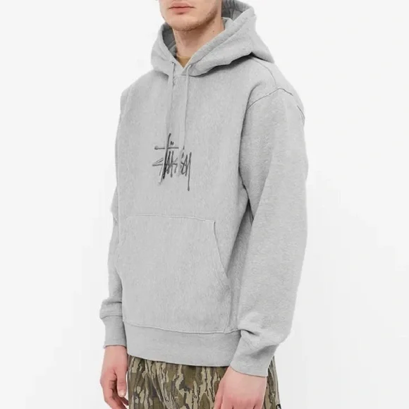 Stussy - Basic Stussy Embroidered Hoodie - Size Large - Picture 13 of 15